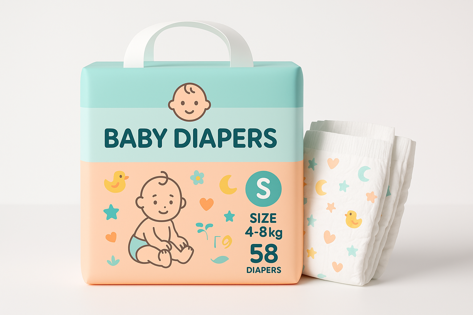 brand pack of baby diapers
