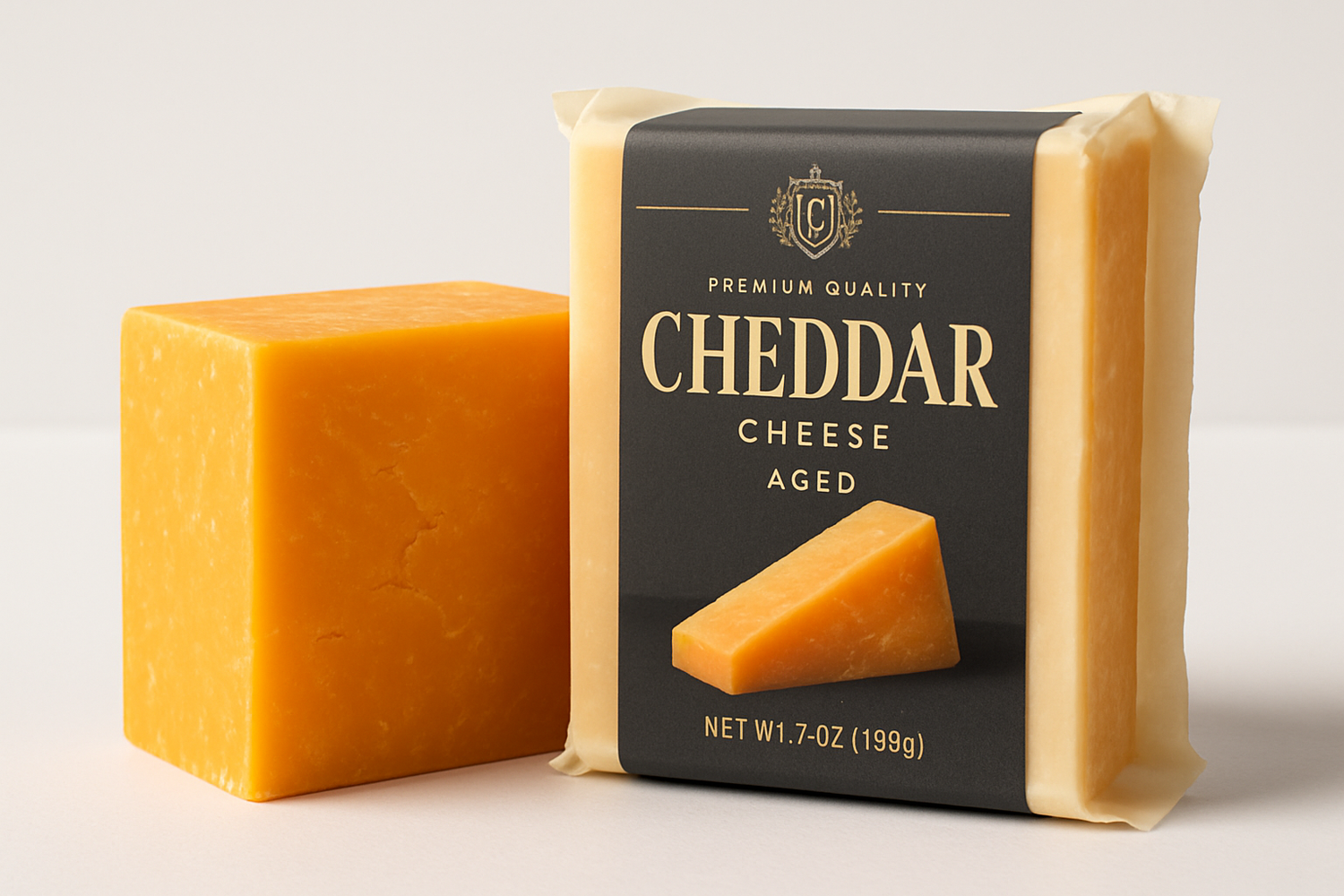 cheedar chesse with brand packing