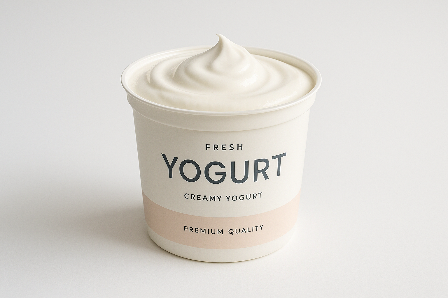 fresh creamy yougurt with brand packing
