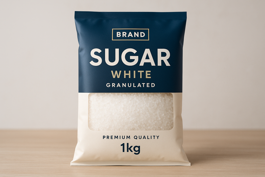 sugar 1kg with brand packing